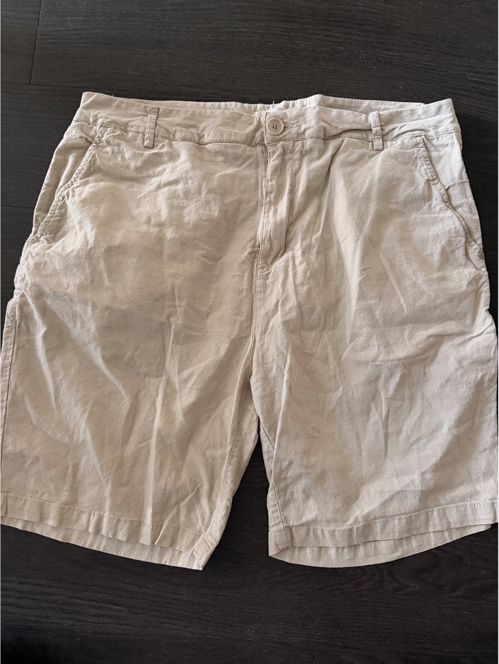 Osklen Rio de Janeiro Linen Blend Tailored Shorts 36